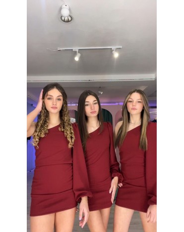 VESTIDO UM OMBRO BELA HMR